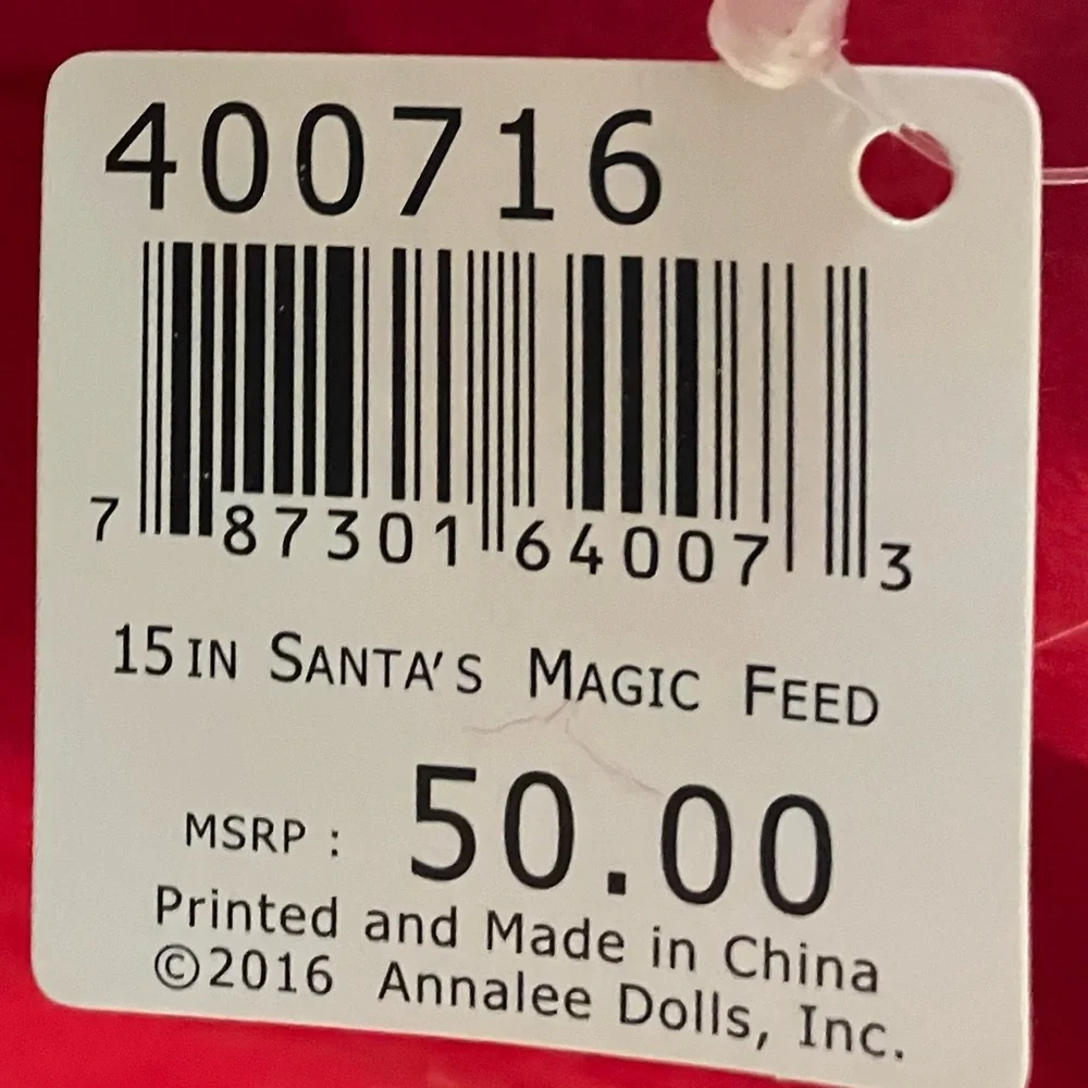NWT Annalee 15 inch Santa’s Magic Feed item # 400716